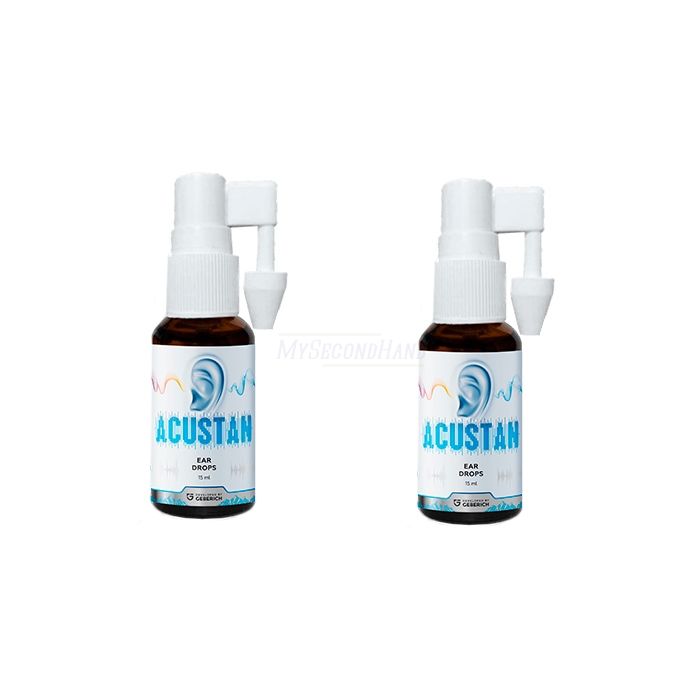 Acustan drops - drops to improve hearing